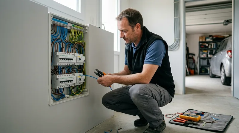 Installation d'une borne de recharge par un électricien IRVE dans le Aude